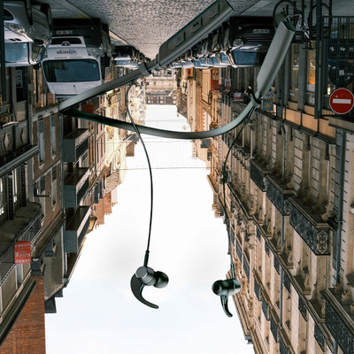 GPQ STORE Rokerz 235 Pro Wireless Bluetooth Neckband(0.3521 Bluetooth(Black, In the Ear)