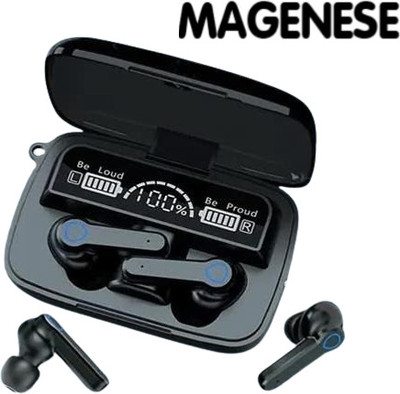 MAGENESE Premium M19 bluetooth 5.0 wireless Digital Display 13mm Drivers J3 Bluetooth Bluetooth(Black, True Wireless)