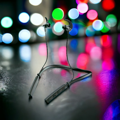 GPQ STORE Rokerz 235 Pro Wireless Bluetooth Neckband(0.1897 Bluetooth(Black, In the Ear)