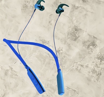 GPQ STORE Rokerz 235 Pro Wireless Bluetooth Neckband(0B.877 Bluetooth Headset(Blue, In the Ear)
