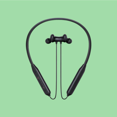 house of common 48 Hours Playtime Bluetooth Wireless Neckband Headphones Earphone_BD Bluetooth & Wired(Black, In the Ear)