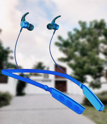 GPQ STORE Rokerz 235 Pro Wireless Bluetooth Neckband(B.0.278 Bluetooth(Blue, In the Ear)