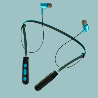 B11 Behind the Neck Bluetooth Headset Bluetooth Headset(Blue, In the Ear)