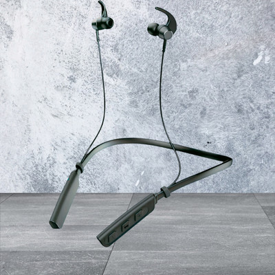 QPG STORE Rokerz 235 Pro Wireless Bluetooth Neckband(0.1884 Bluetooth(Black, In the Ear)