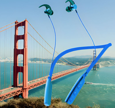 GPQ STORE Rokerz 235 Pro Wireless Bluetooth Neckband(0B.920 Bluetooth(Blue, In the Ear)