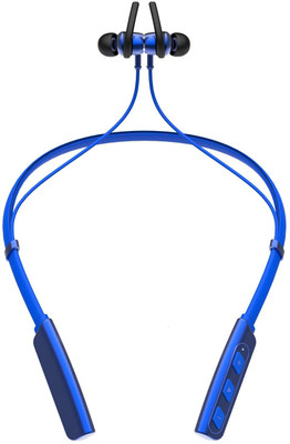 TABARET Clear sound Bluetooth Wireless Neckband, 12 Hours Continuous Playback Battery Bluetooth(Blue, On the Ear)