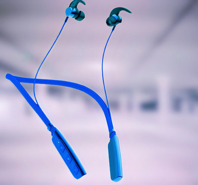 QPG STORE Rokerz 235 Pro Wireless Bluetooth Neckband(0B.223 Bluetooth(Blue, In the Ear)
