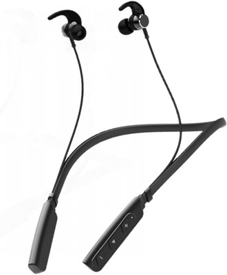 Omphalos B235 Neckband With ASAP Fast Charging Stereo Sound Tecnology Bluetooth(Ink Black, In the Ear)