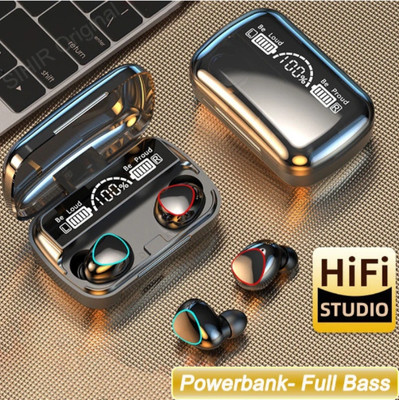 Clairbell AO_475A_M10 TWS BLUETOOTH WIRELESS IN EAR EARBUD & GAMING HEADSET WITH MIC Bluetooth(Black, True Wireless)