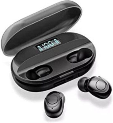 GUGGU AW_467A_TWS T2 true wireless earbuds Bluetooth 12hrs playtime Bluetooth Headset Bluetooth(Black, True Wireless)