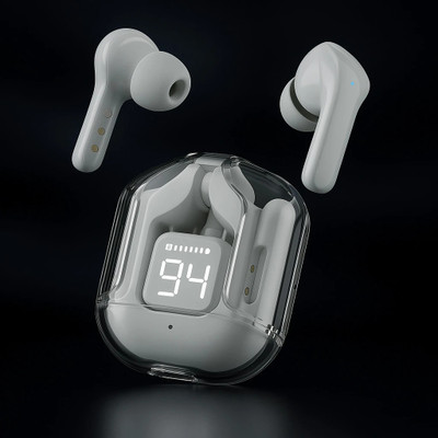 Knull Earbuds-Air-S10-tws-white-5 Bluetooth without Mic(White, True Wireless)