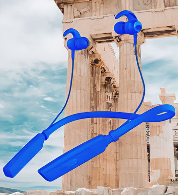 QPG STORE Rokerz 235 Pro Wireless Bluetooth Neckband(0B.596 Bluetooth(Blue, In the Ear)