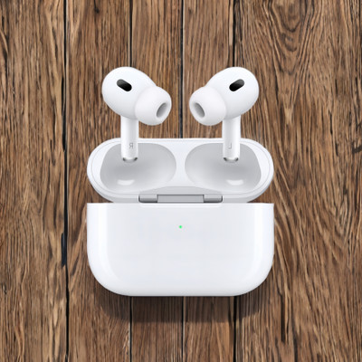 navdevi enterprise Earbuds Pro Premium Audio ANC with Mic Deep Bass | Wireless Calling Headphones Bluetooth(White, In the Ear)