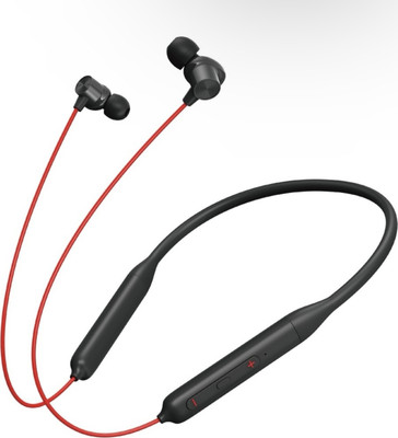 Earbot Z2Wireless Bass Edition Neckband headphone with 40 hr playtime Bluetooth Headset Bluetooth & Wired(Black, True Wireless)