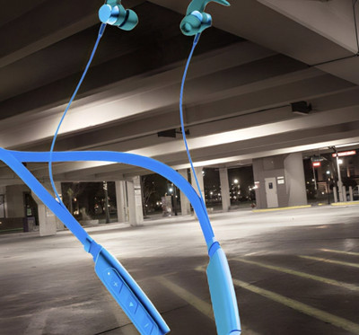 QPG STORE Rokerz 235 Pro Wireless Bluetooth Neckband(0B.190 Bluetooth(Blue, In the Ear)