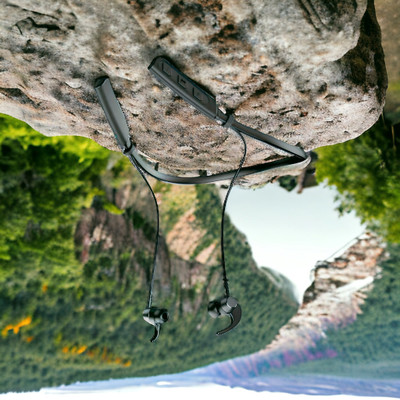 QPG STORE Rokerz 235 Pro Wireless Bluetooth Neckband(0.1958 Bluetooth(Black, In the Ear)