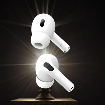 fronz Touch with Mic, Bass & ANC Gaming EarBud with ANC white Bluetooth(White, In the Ear)