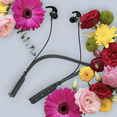 GPQ STORE Rokerz 235 Pro Wireless Bluetooth Neckband(0.1838 Bluetooth(Black, In the Ear)