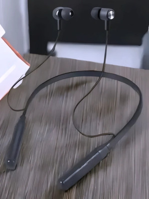 AIZINA Fast Charging Bluetooth Neckband, 30H Playback, Rich Bass Sound_W6 Bluetooth & Wired(Multicolor, In the Ear)