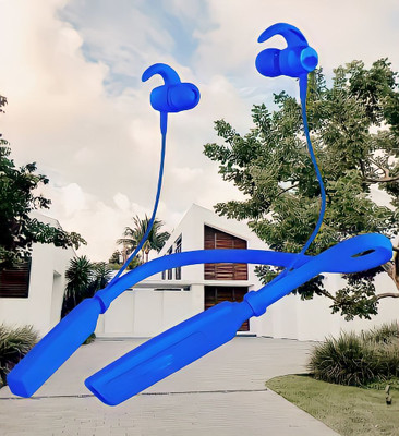 QPG STORE Rokerz 235 Pro Wireless Bluetooth Neckband(0B.531 Bluetooth(Blue, In the Ear)