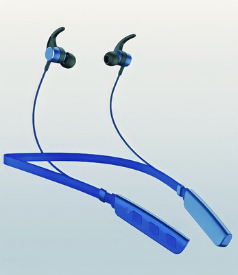 GPQ STORE Rokerz 235 Pro Wireless Bluetooth Neckband(B.0.386 Bluetooth(Blue, In the Ear)