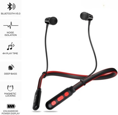 SSN Global Pro Version Latest B11 Neckband Bluetooth Wireless Earphone hi- bass Headset S10 Bluetooth Gaming Headset(Red, In the Ear)