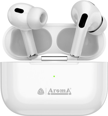 Aroma NB121 Pro Pods Upto 40 Hours Playtime* Dual Pairing, Fast Charging Earbuds Bluetooth Headset(Ivory White, True Wireless)