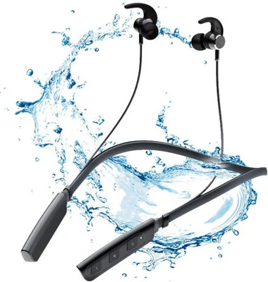 TABARET Buy Now Wireless Neckband Bluetooth 4.9, Type-C Fast Charging Bluetooth(Black, On the Ear)