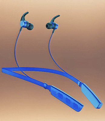 GPQ STORE Rokerz 235 Pro Wireless Bluetooth Neckband(B.0.322 Bluetooth(Blue, In the Ear)
