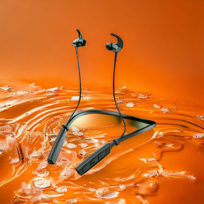 QPG STORE Rokerz 235 Pro Wireless Bluetooth Neckband(0.1384 Bluetooth(Black, In the Ear)