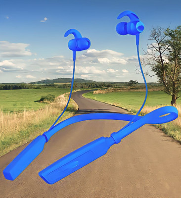 GPQ STORE Rokerz 235 Pro Wireless Bluetooth Neckband(0B.625 Bluetooth(Blue, In the Ear)