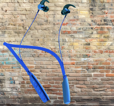 QPG STORE Rokerz 235 Pro Wireless Bluetooth Neckband(0B.341 Bluetooth(Blue, In the Ear)