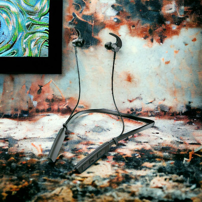 QPG STORE Rokerz 235 Pro Wireless Bluetooth Neckband(0.1369 Bluetooth(Black, In the Ear)