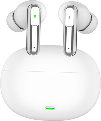 TEQIR Unipods AI Calling Air buds Neckband TWS Earbuds ASAP Charge Headphone Bluetooth Gaming(White, In the Ear)