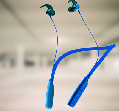 QPG STORE Rokerz 235 Pro Wireless Bluetooth Neckband(0B.178 Bluetooth(Blue, In the Ear)