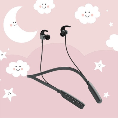GPQ STORE Rokerz 235 Pro Wireless Bluetooth Neckband(0.763 Bluetooth(Black, In the Ear)