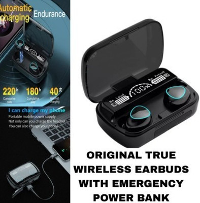 YAMAY M10 Original Earbuds V5.1 New Series eEarphohe Bluetooth with mic Bluetooth Headset(Black, In the Ear)