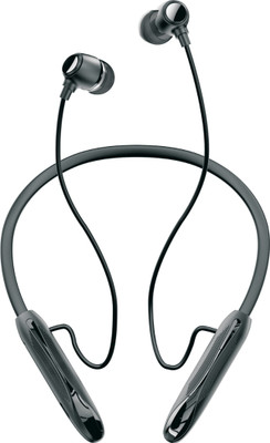 48 Hours Playtime Bluetooth Headphones Neckband Earphone IPX5 WATER RESISTANCE Bluetooth Headset(BLACK, In the Ear)