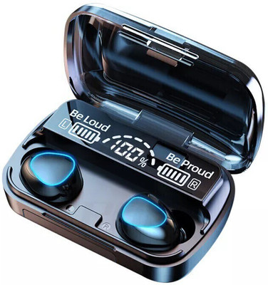 UPOZA Earbuds M10 Upto 48 Hours Playback with ASAP Charge Bluetooth(Black, True Wireless)