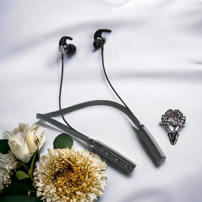 GPQ STORE Rokerz 235 Pro Wireless Bluetooth Neckband(0.934 Bluetooth(Black, In the Ear)