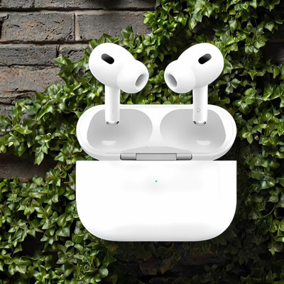 BuzzBeast Earbuds Smart Touch Bass & Deep Audio Bluetooth(White, True Wireless)
