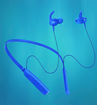 GPQ STORE 235 Pro Wireless Bluetooth Neckband(B.0.251 Bluetooth(Blue, In the Ear)