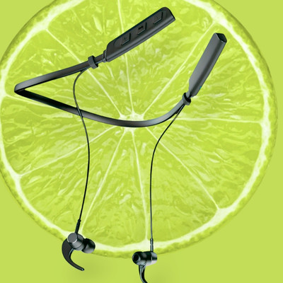 QPG STORE Rokerz 235 Pro Wireless Bluetooth Neckband(0.2832 Bluetooth(Black, In the Ear)