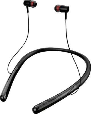 amaq RAME Neckband,Snug fit,10mm Bass Driver,Calling Mic. Bluetooth(Black, In the Ear)