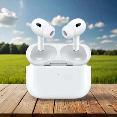 HDTech Air Noise Cancel & Deep Bass Bluetooth(White, In the Ear)