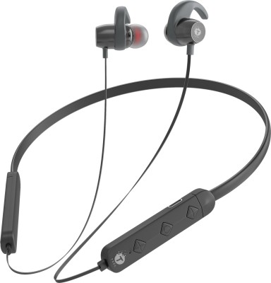 AAMS Spartan Series Wireless Neckband with 35Hrs Playtime,Stereo Sound,Waterproof Bluetooth Headset(Grey, In the Ear)