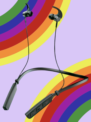 GPQ STORE Rokerz 235 Pro Wireless Bluetooth Neckband(0.2166 Bluetooth(Black, In the Ear)