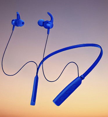 GPQ STORE Rokerz 235 Pro Wireless Bluetooth Neckband(0B.234 Bluetooth(Blue, In the Ear)