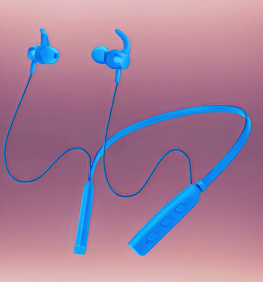 GPQ STORE Rokerz 235 Pro Wireless Bluetooth Neckband(0B.117 Bluetooth(Blue, In the Ear)