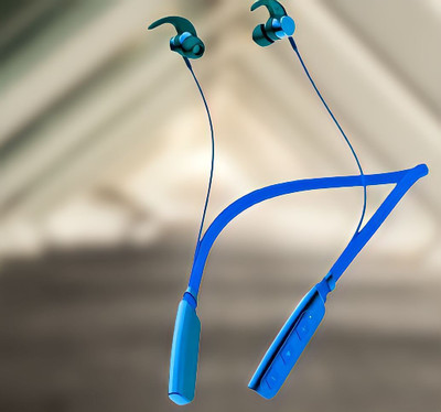 QPG STORE Rokerz 235 Pro Wireless Bluetooth Neckband(0B.246 Bluetooth(Blue, In the Ear)